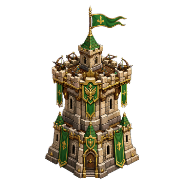 Medieval Age archer tower